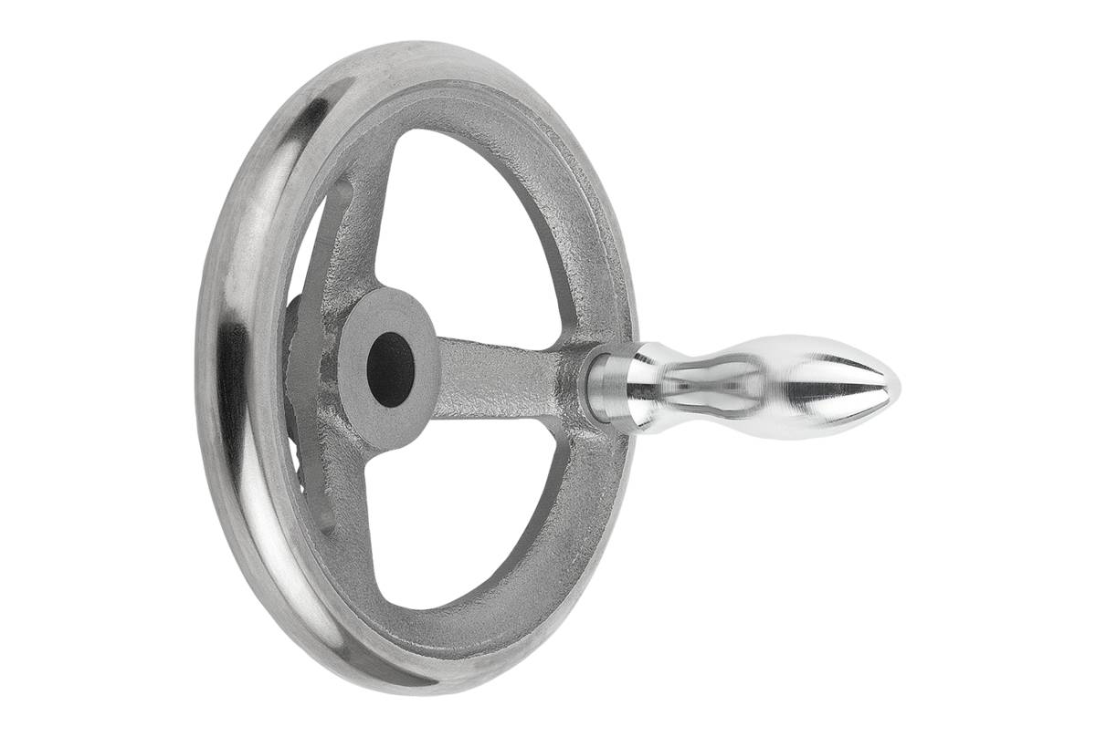Norelem 06271-4400XCS, Handrad, Reibloch, Grauguss-1