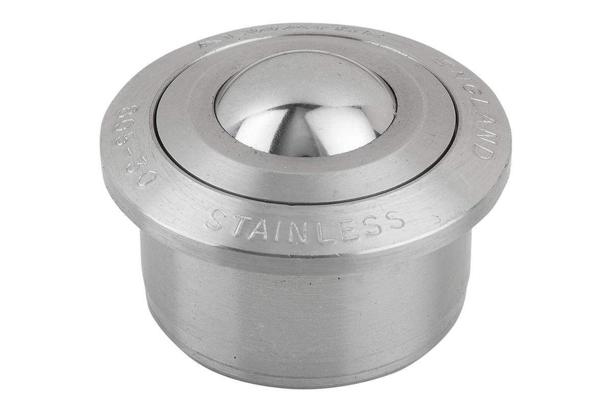 Norelem 95156-02-330, Kugeltransfereinheit, Gehäuse, Edelstahl, blank-0