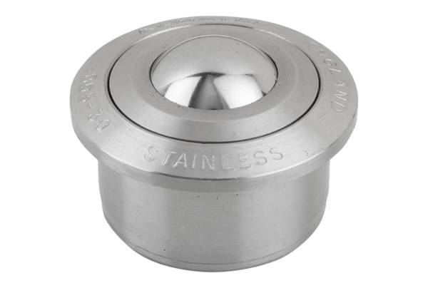 Norelem 95156-02-330, Kugeltransfereinheit, Gehäuse, Edelstahl, blank