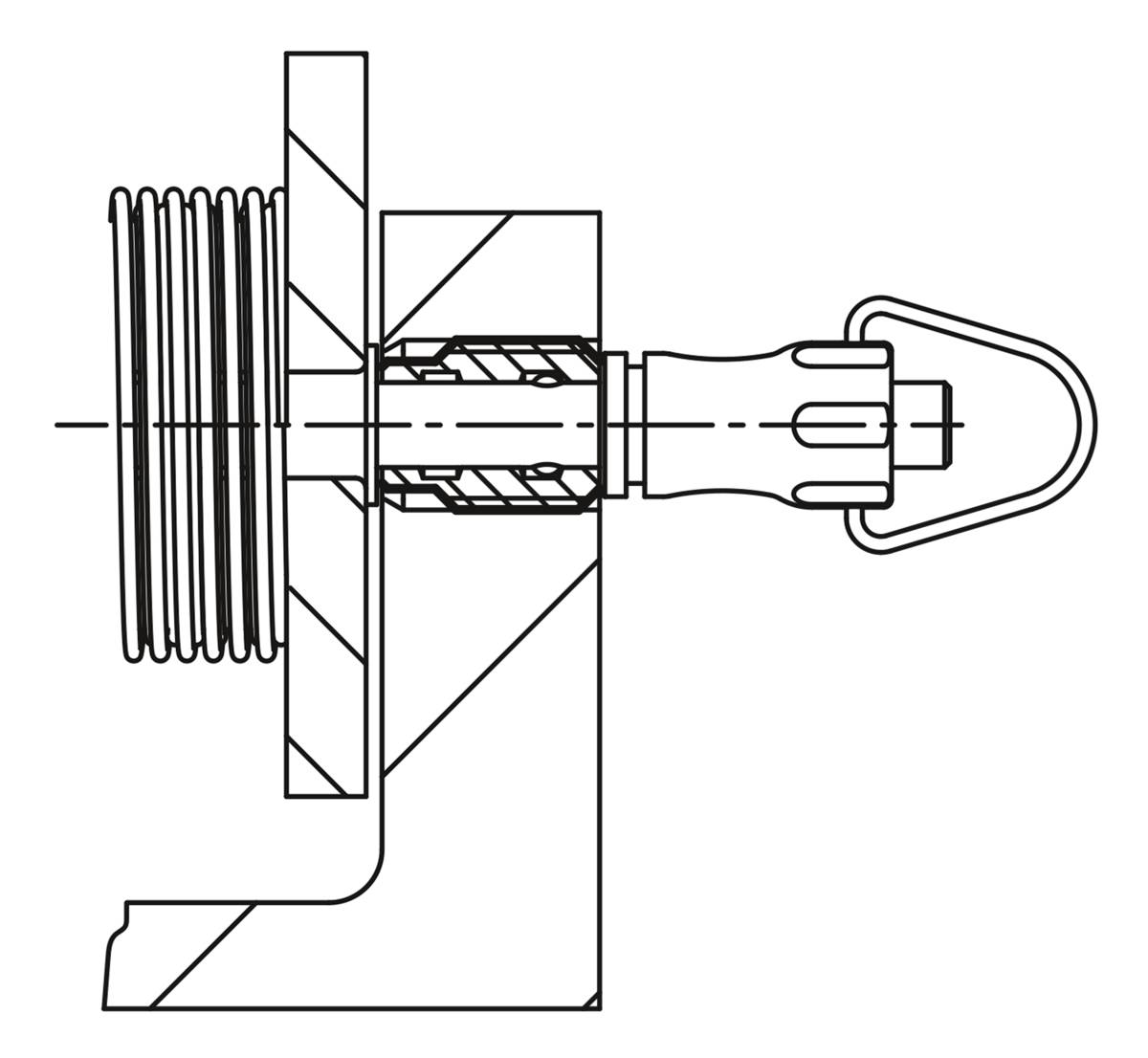 Norelem 03425-11230, Adapterbuchse, rostfreier Stahl, blank-2