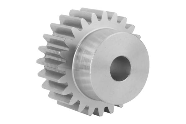 Norelem 22400-20-1120200030, Stirnrad, gerade, rostfreier Stahl, blank