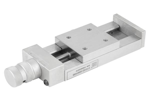 Norelem 21032-050105, Schwalbenschwanzschlitten, mit Mikrometerspindel, Grauguss