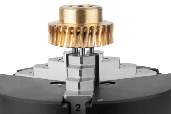 Norelem 33226-100, Präzisions-Dreibackenfutter, Aluminium