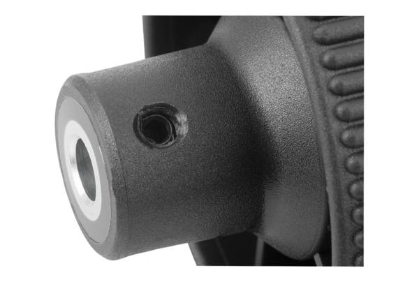 Norelem 06268-13CN7, Rändelknopf, mit Griff, thermoplastischer Kunststoff, schwarzgrau RAL 7021