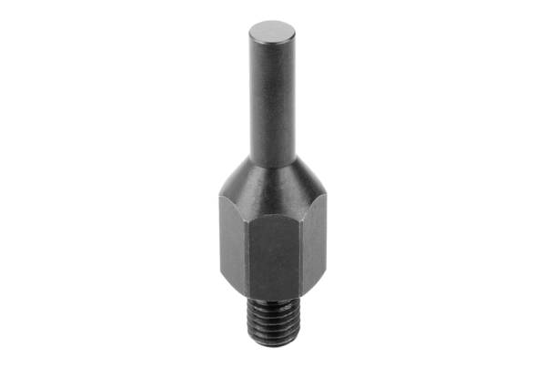 Norelem 02027-1080630, Ruhekissen, Stiftform, Stahl mit hohem Kohlenstoffgehalt, gehärtet, schwarz oxidiert