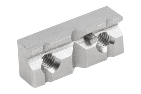 Norelem 33225-15-3511, Backenplatte, V-Block, Edelstahl