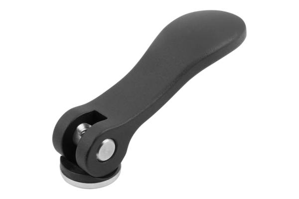 Norelem 04232-05011AE, Nockenhebel, Aluminium, schwarz, pulverbeschichtet