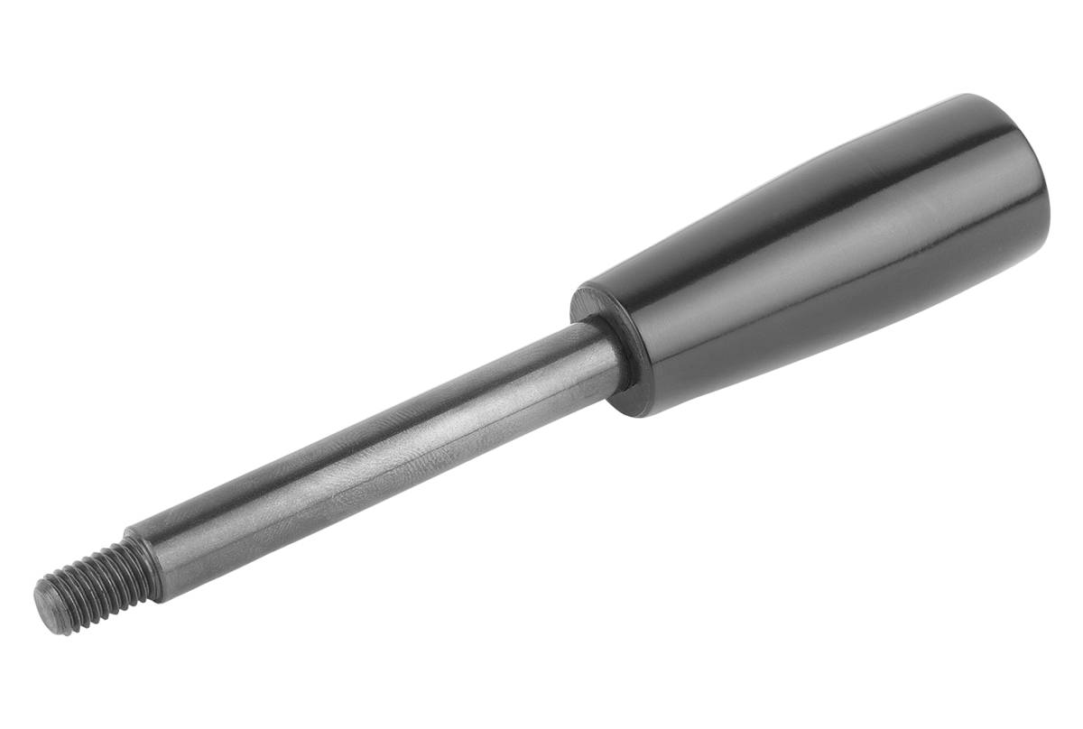 Norelem 06360-6A4X65, Grip Rod, Stahl, schwarz oxidiert-0