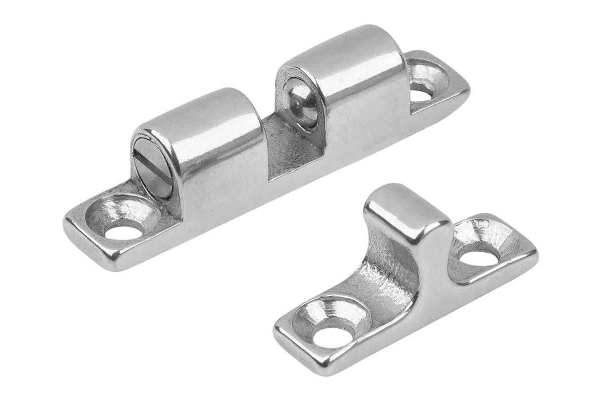 Norelem 03075-700, Double Ball Catch, Zink, verchromt-0