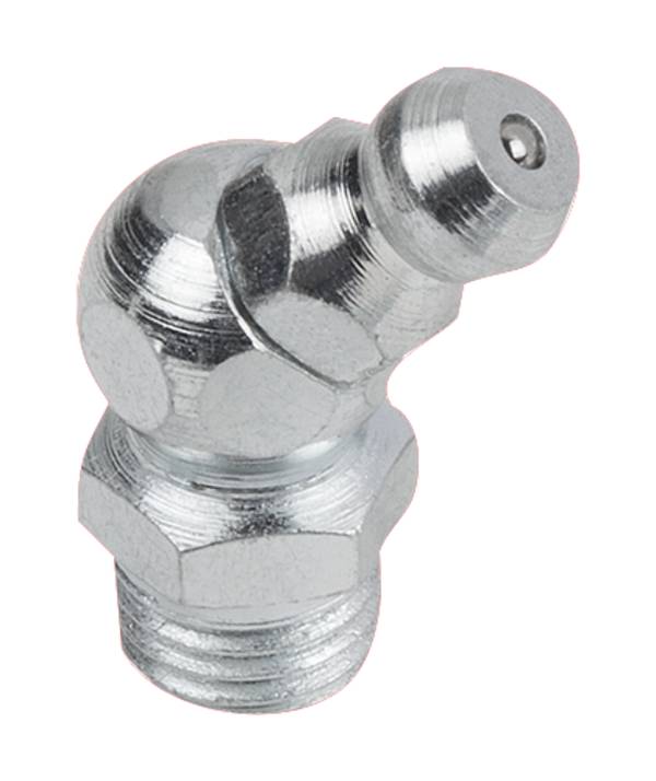 Norelem 97940-1208100, Konischer Schmiernippel, Stahl, gehärtet und galvanisch verzinkt