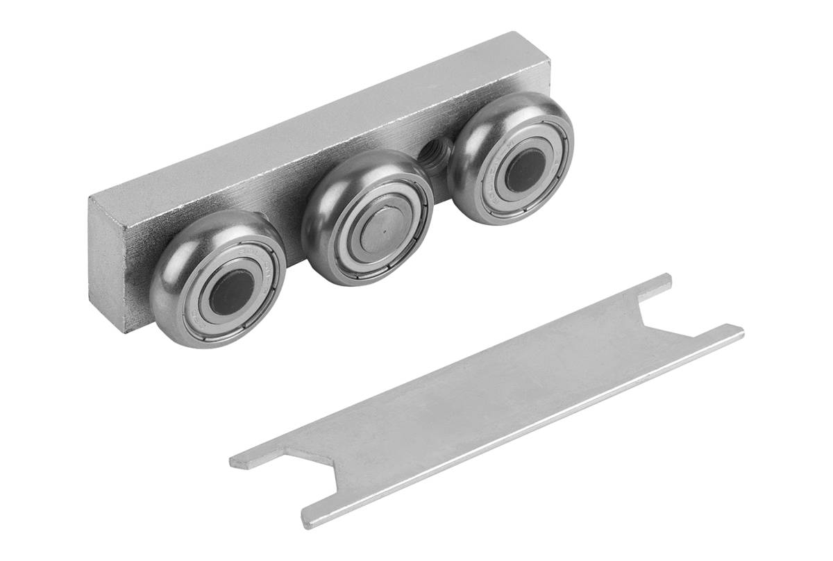 Norelem 21320-230080, Rollenführungsschlitten, Festlager, Stahl-0
