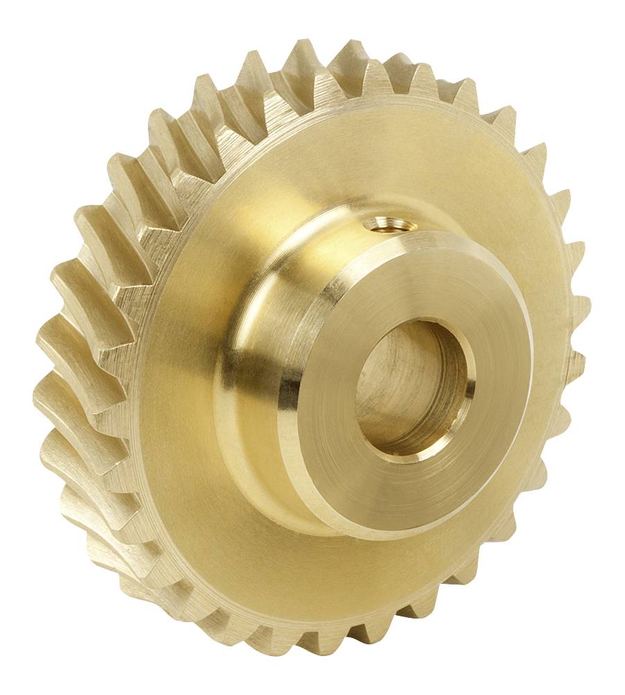 Norelem 22500-312020, Schneckenrad, Messing-2