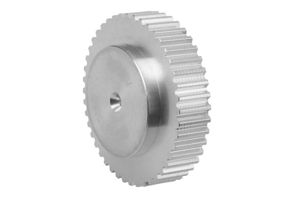 Norelem 22002-051048, Verzahnte Riemenscheibe, Aluminium, blank