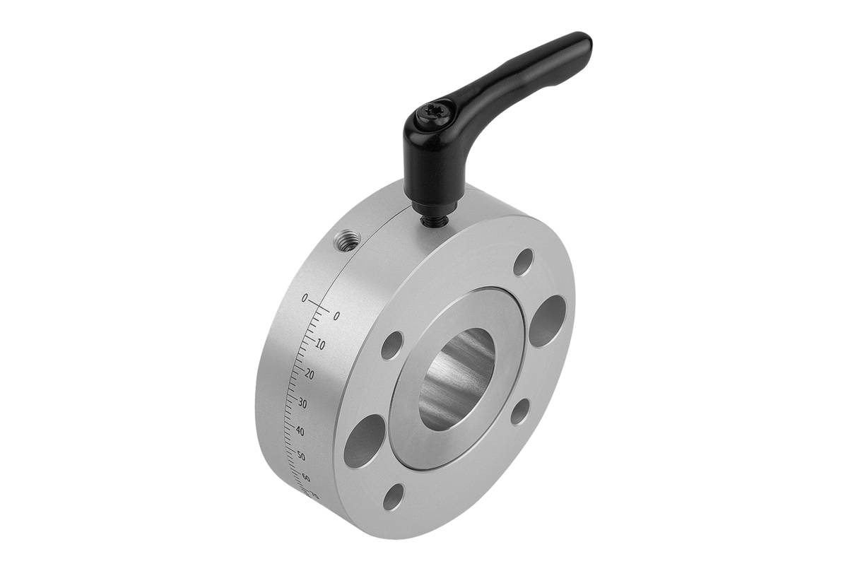 Norelem 21150-08, Runde Positionierungsplatte, Aluminium-1