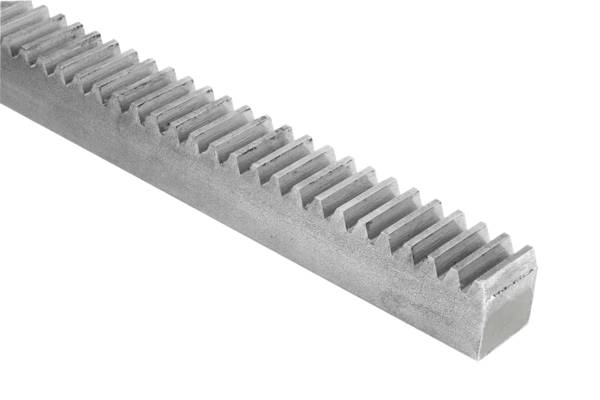 Norelem 22420-20-140400X1000, Zahnstange, gerade, rostfreier Stahl, blank