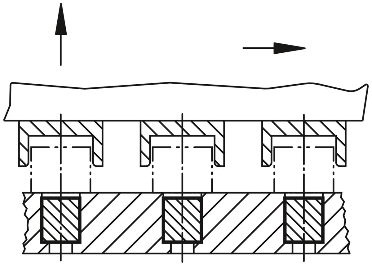 Norelem 09060-02, Magnet, Tieftopfmagnete, Alnico-0