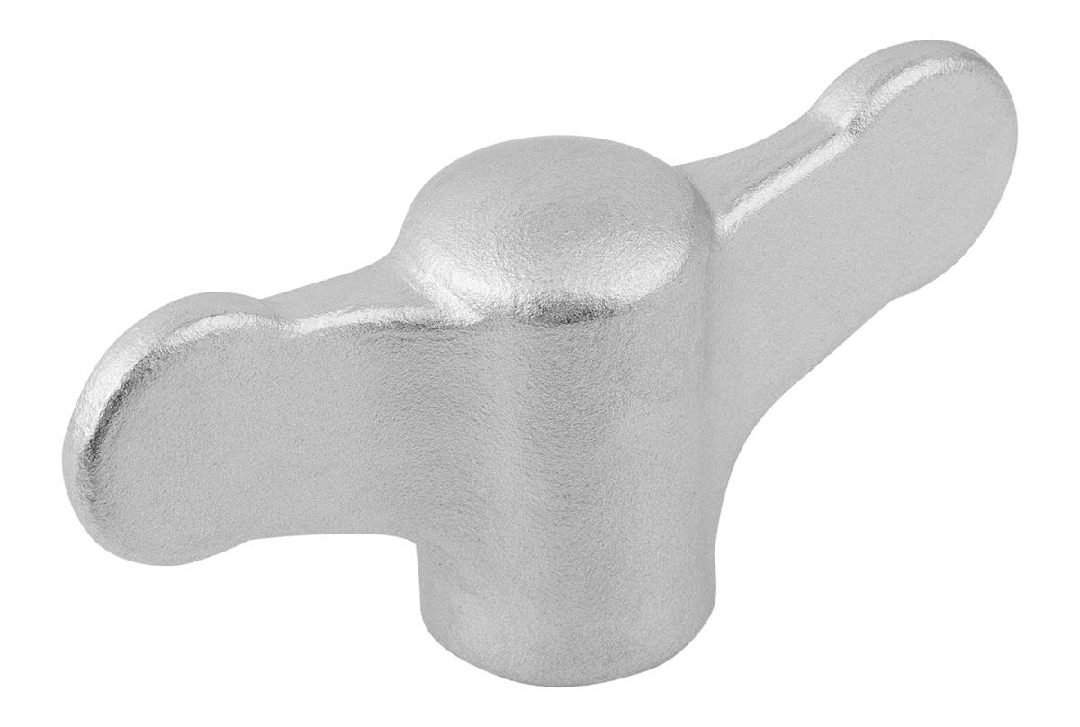 Norelem 06651-2A31, Flügelgriff, rostfreier Stahl, gestrahlt-1