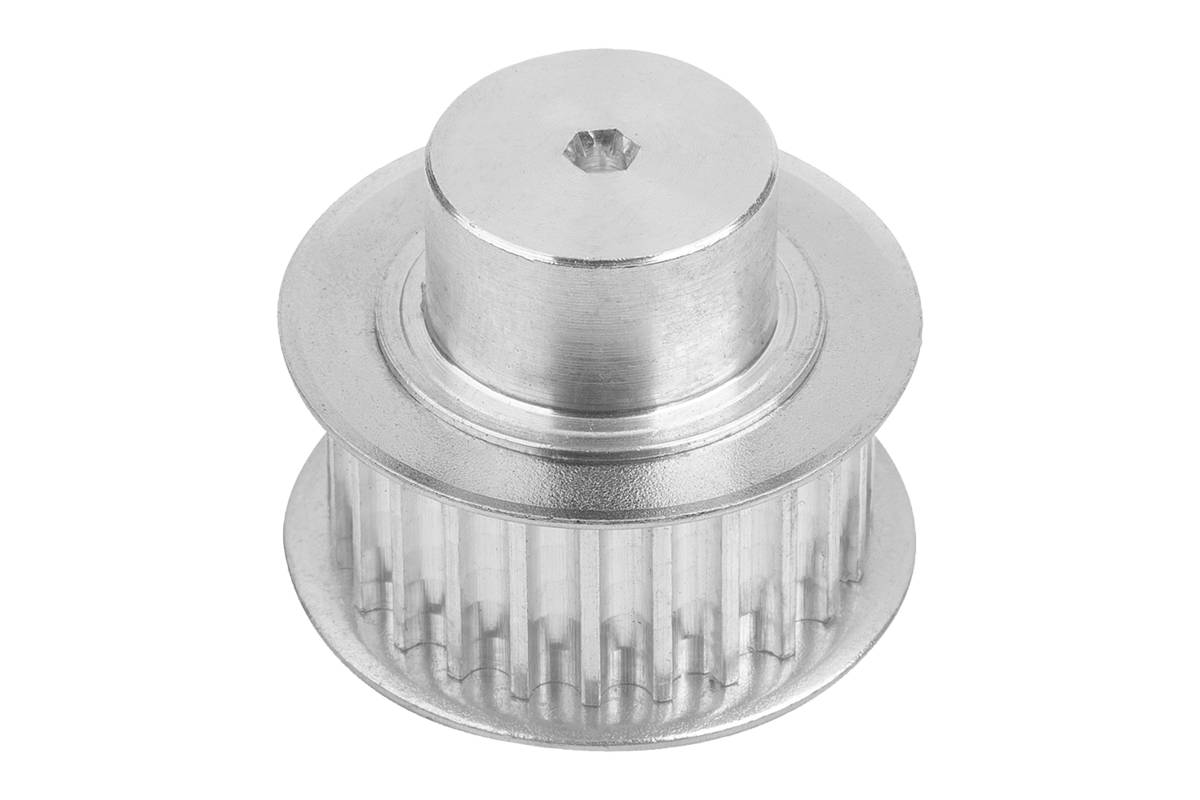 Norelem 22004-030924, Verzahnte Riemenscheibe, Aluminium-0