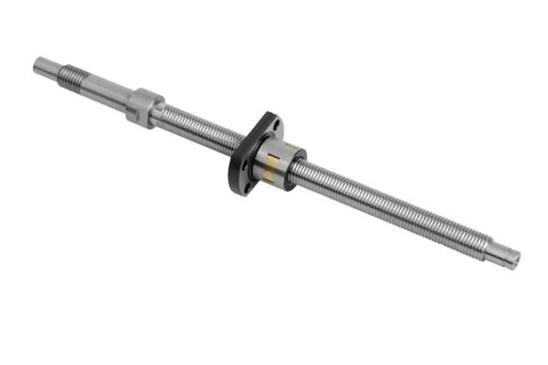 Norelem 24100-10820050, Kugelumlaufspindel, geschliffen, rostfreier Stahl