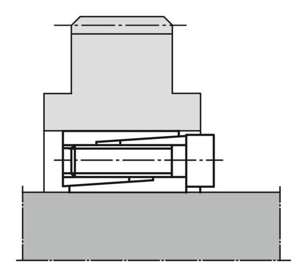 Norelem 23354-01-0616, Schlüssellose Verriegelungskupplung, rostfreier Stahl