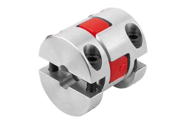 Norelem 23022-20-14800350404, Elastomer-Kupplung, mit Radialklemmnabe, Aluminium