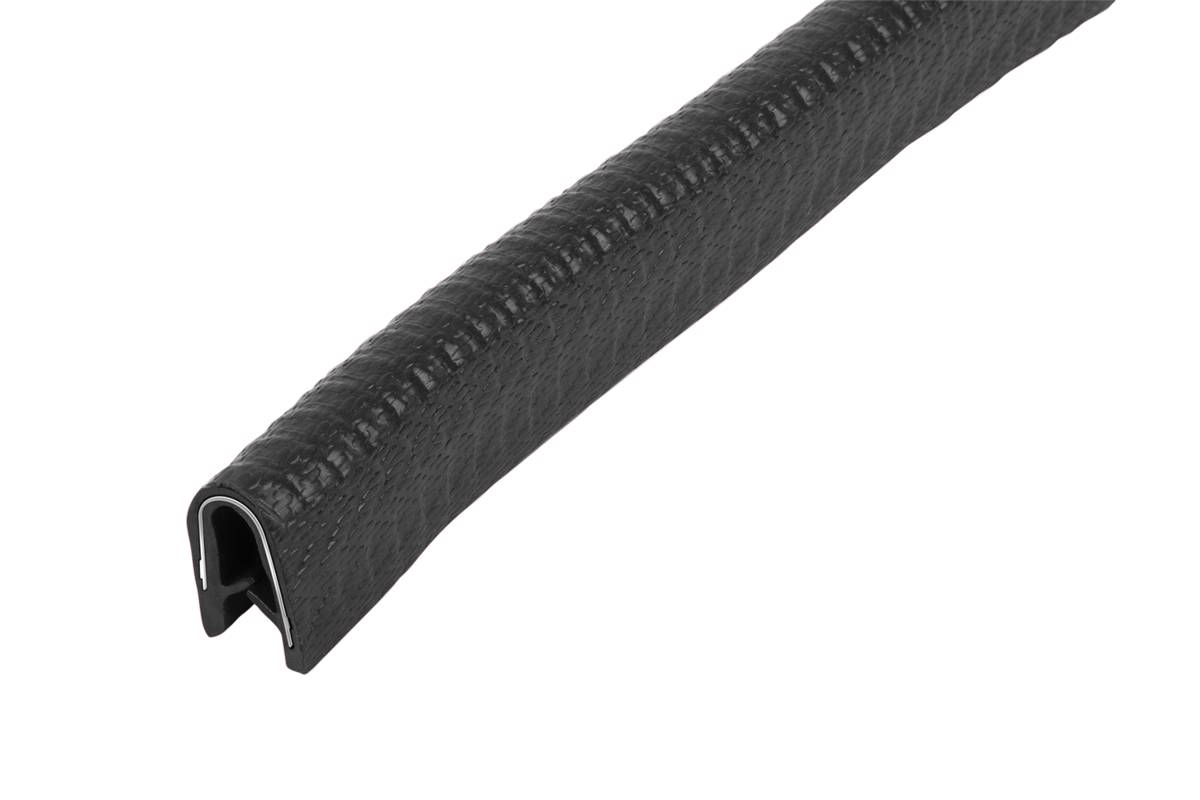 Norelem 96520-114X2000, Kantenschutzprofil, ohne Dichtung, PVC, schwarz-0
