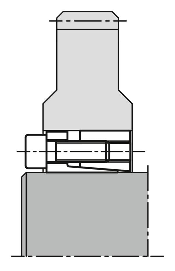 Norelem 23356-2855, Schlüssellose Verriegelungskupplung, Stahl