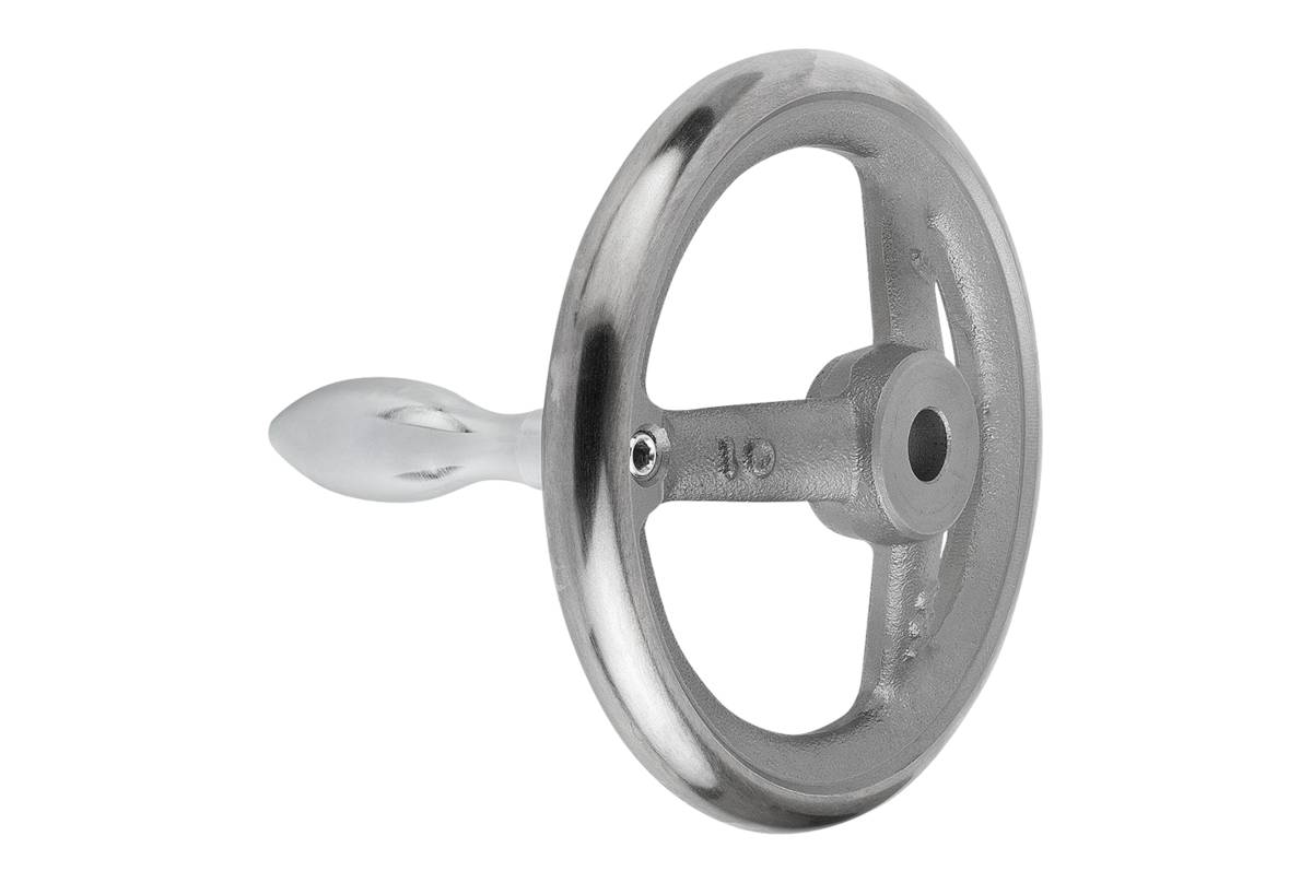Norelem 06271-2200XCQ, Handrad, Reibloch, Grauguss-0