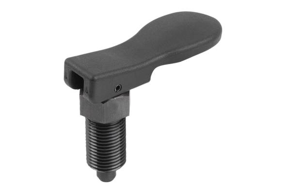 Norelem 03090-8410A7, Arretierbolzen mit Exzentergriff, Stahl