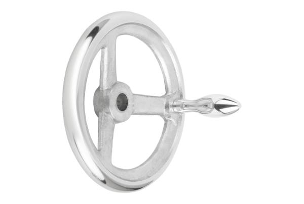 Norelem 06273-2080XCO, Handrad, geriebenes Loch, Aluminium