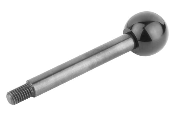 Norelem 06360-2A4X125, Grip Rod, Stahl, schwarz oxidiert