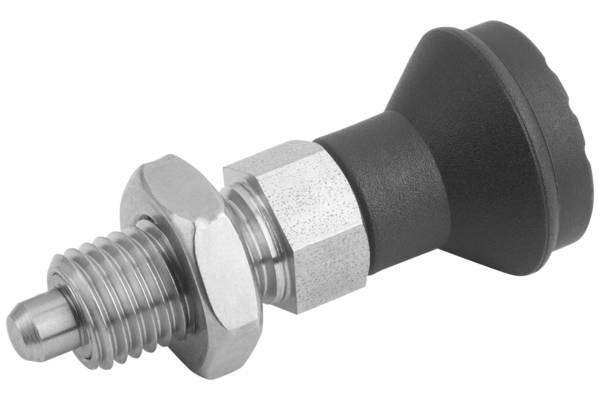 Norelem 03090-12206A5, Arretierbolzen ohne Rastnut, Edelstahl, ungehärtet