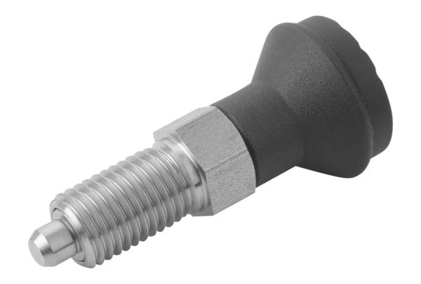 Norelem 03090-01005A4, Arretierbolzen ohne Rastnut, Edelstahl, gehärtet