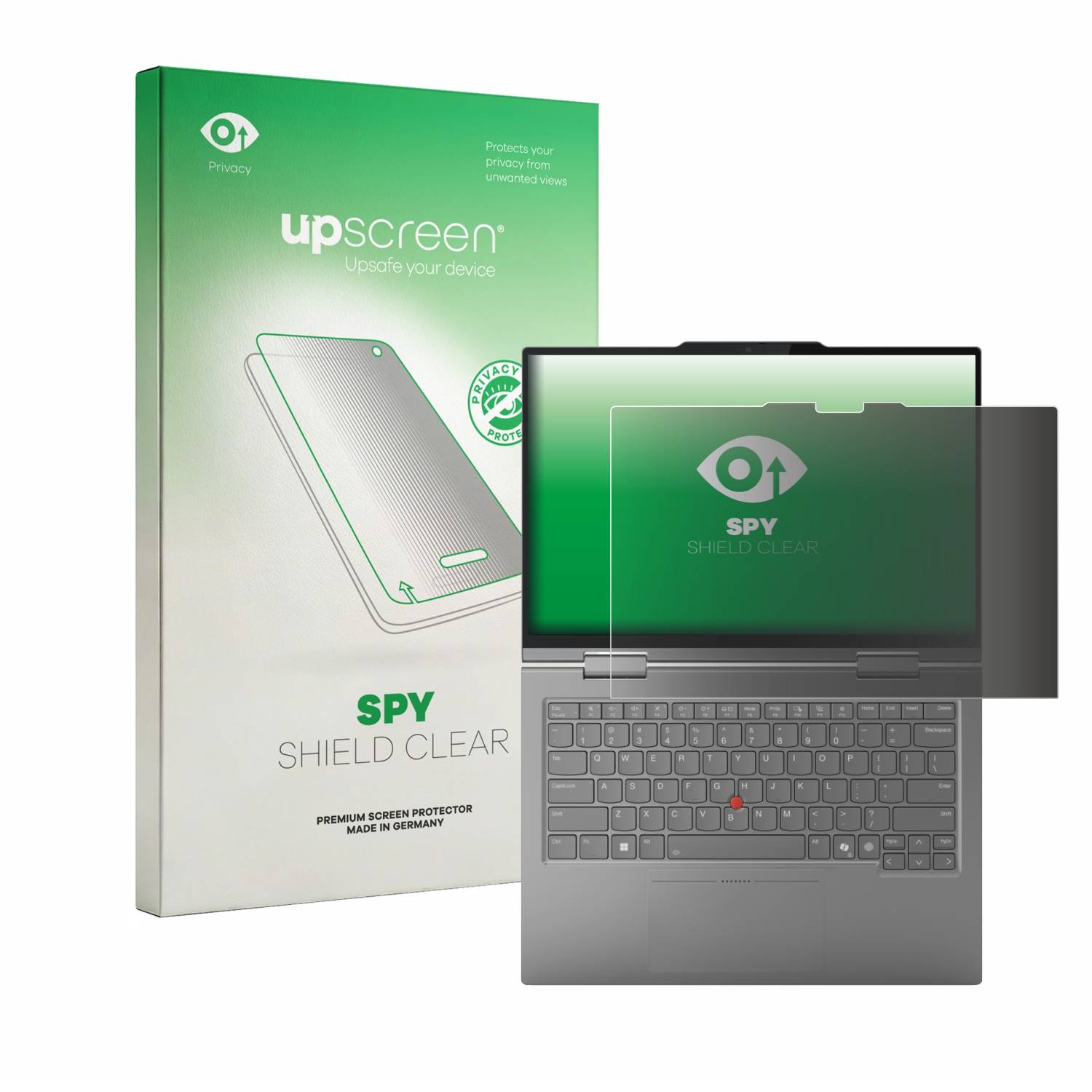 upscreen Blickschutzfolie für Lenovo ThinkPad X1 2-in-1 Gen 10 14" Anti-Spy Privacy Blaulichtschutz Sichtschutzfolie-0