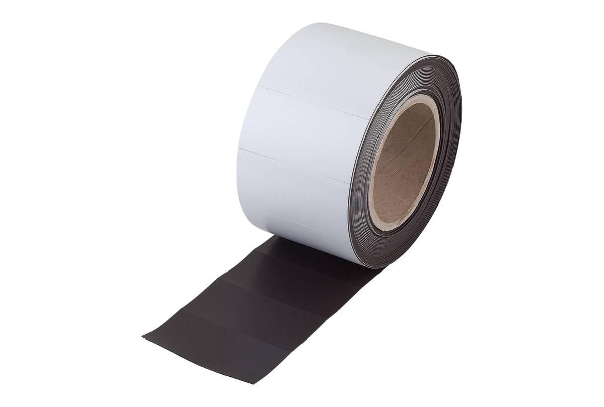 Norelem 96450-0800401, Magnetisches Etikett, weiß-0