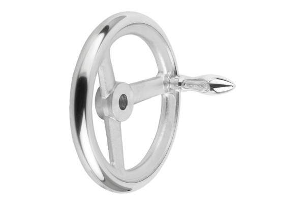 Norelem 06273-4100XCO, Handrad Passbohrung, Aluminium