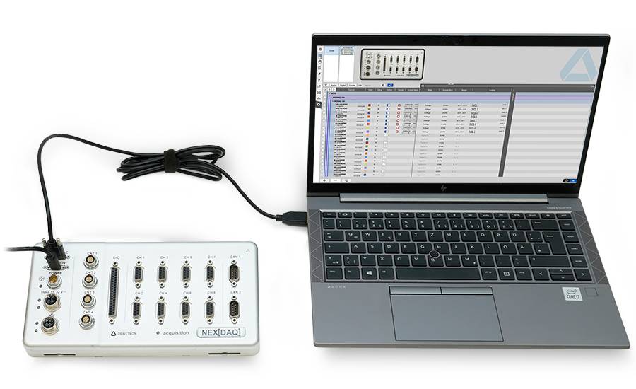 NEX[DAQ]-1000 - USB-Datenerfassungssystem mit 8 analogen Eingängen, 2 CAN-FD-1
