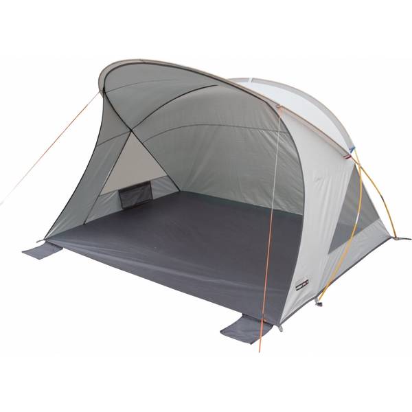 Strandmuschel Cadiz 80 aluminium/grau