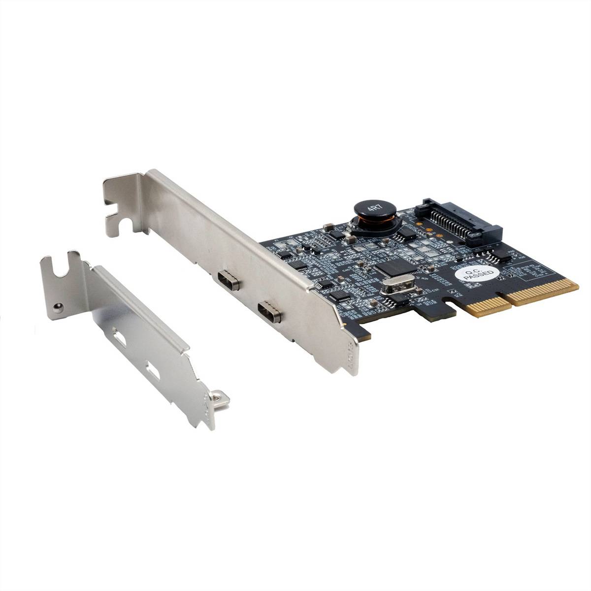 EXSYS EX-12000 2 Port USB 3.2 Gen2 PCIe Karte 2x USB-C-0