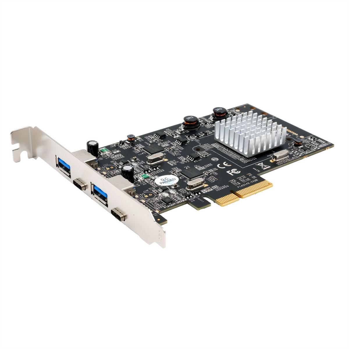 EXSYS EX-12005 4 Port USB 3.2 Gen2 PCIe Karte 2x USB-A und 2x USB-C-0