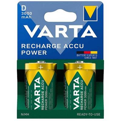 Varta Recharge Accu Power D Blister 2 Mono -Akku NiMH 2 - Akku - Mono (D)-0