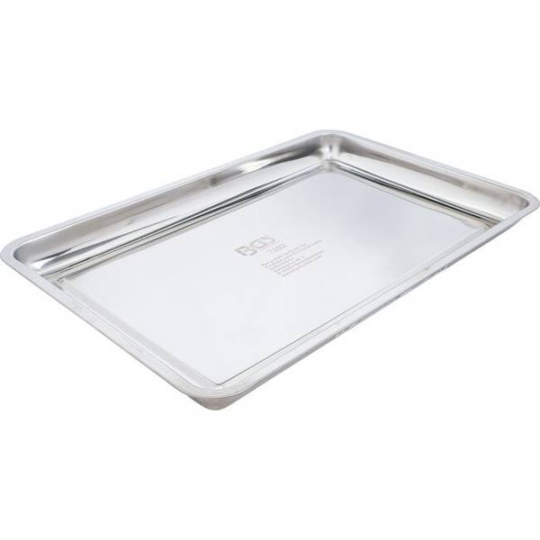BGS technic Auffangwanne | Edelstahl | 600 x 400 mm | 9 l