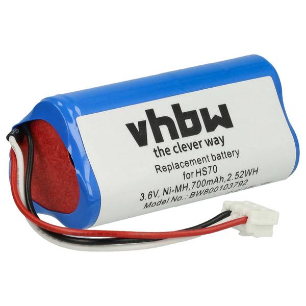 vhbw Akku kompatibel mit Tondeo ECO XP | Haarschneidemaschine (700 mAh, 3,6 V, NiMH)