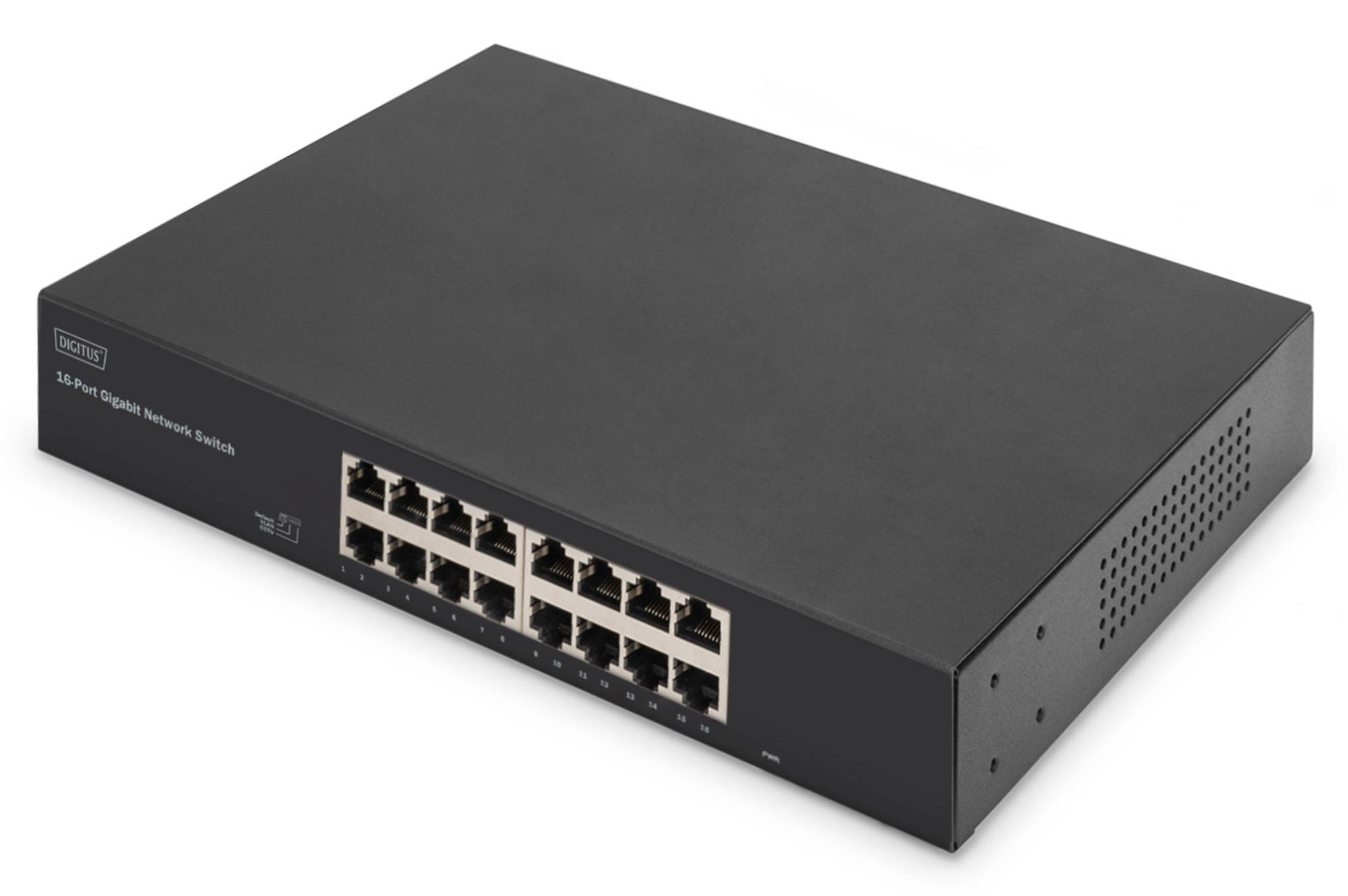 DIGITUS 16-Port Gigabit Switch, 19 Zoll, Unmanaged-0