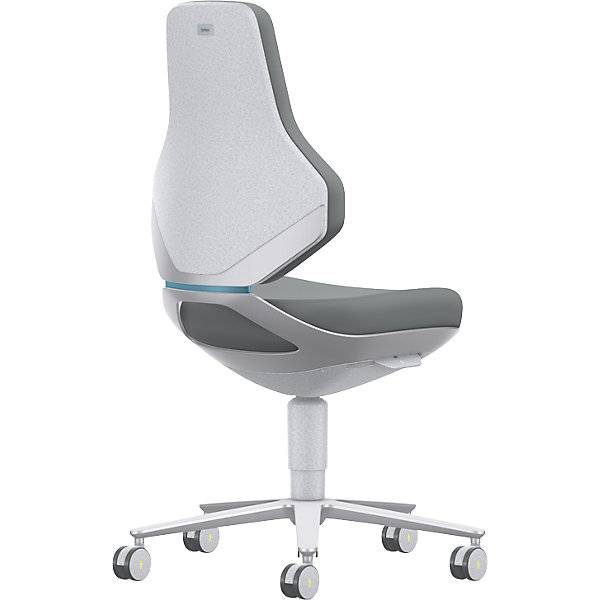 Bimos Arbeitsstuhl Texon 2 weiß-meliert ESD Sitzhöhe 450-620 mm-1