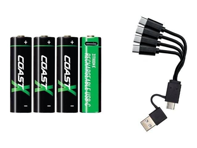 COAST ZITHION-X - Batterie 4 x AA-Typ - Li-Ion-0
