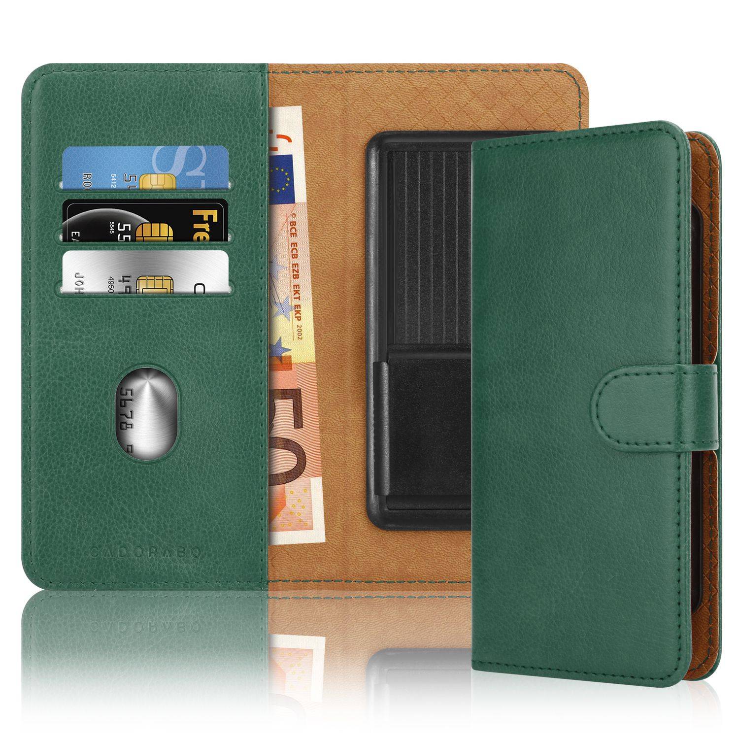 Klapphülle für Samsung Galaxy S4 Hülle mit Kartenfach, 360 Grad Schutzhülle zum klappen- Flip Case Book Cover-0