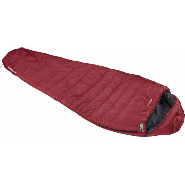 Schlafsack Redwood -3 dunkelrot/grau