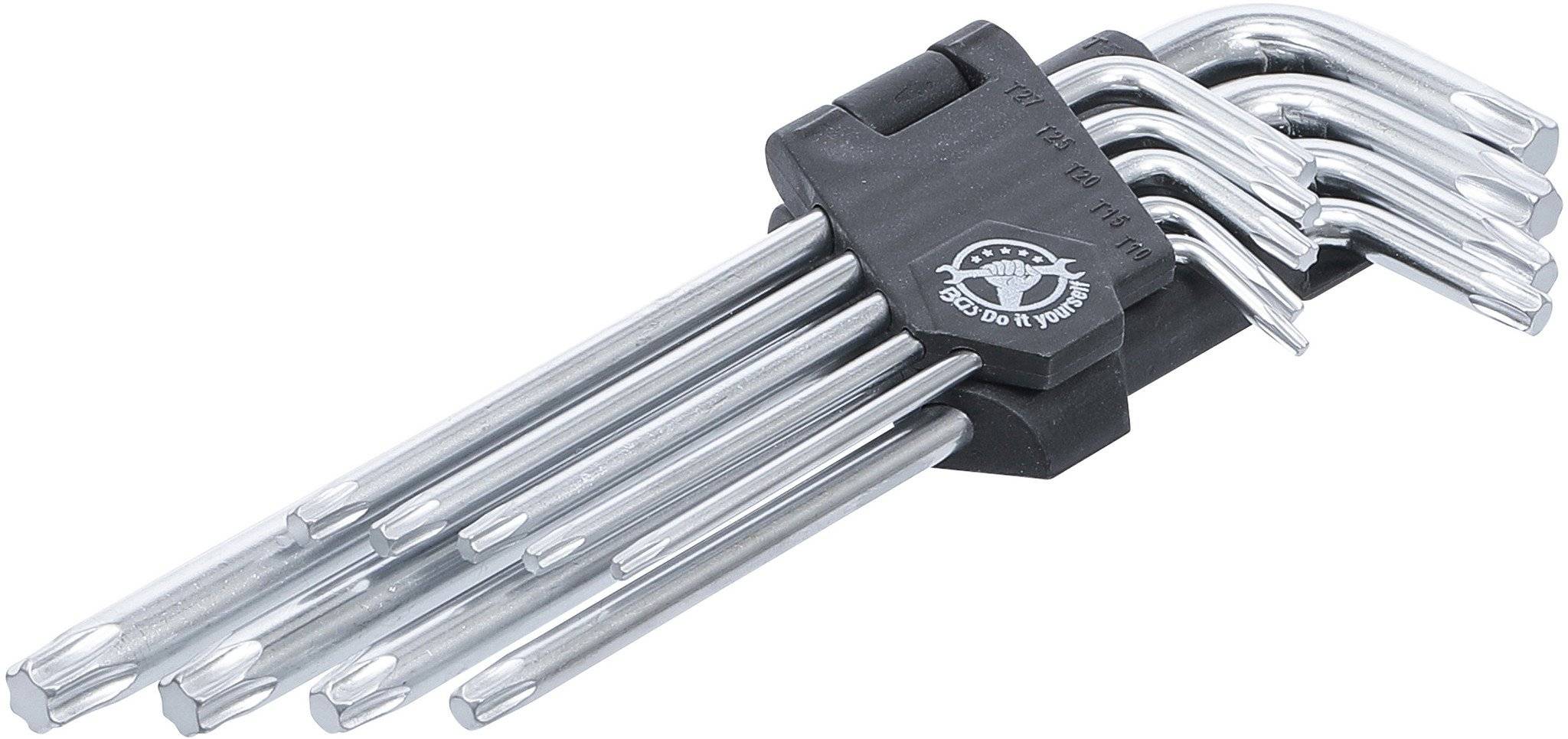 Winkelschlüssel-Satz lang T-Profil (für Torx) T10 - T50 9-tlg.-0
