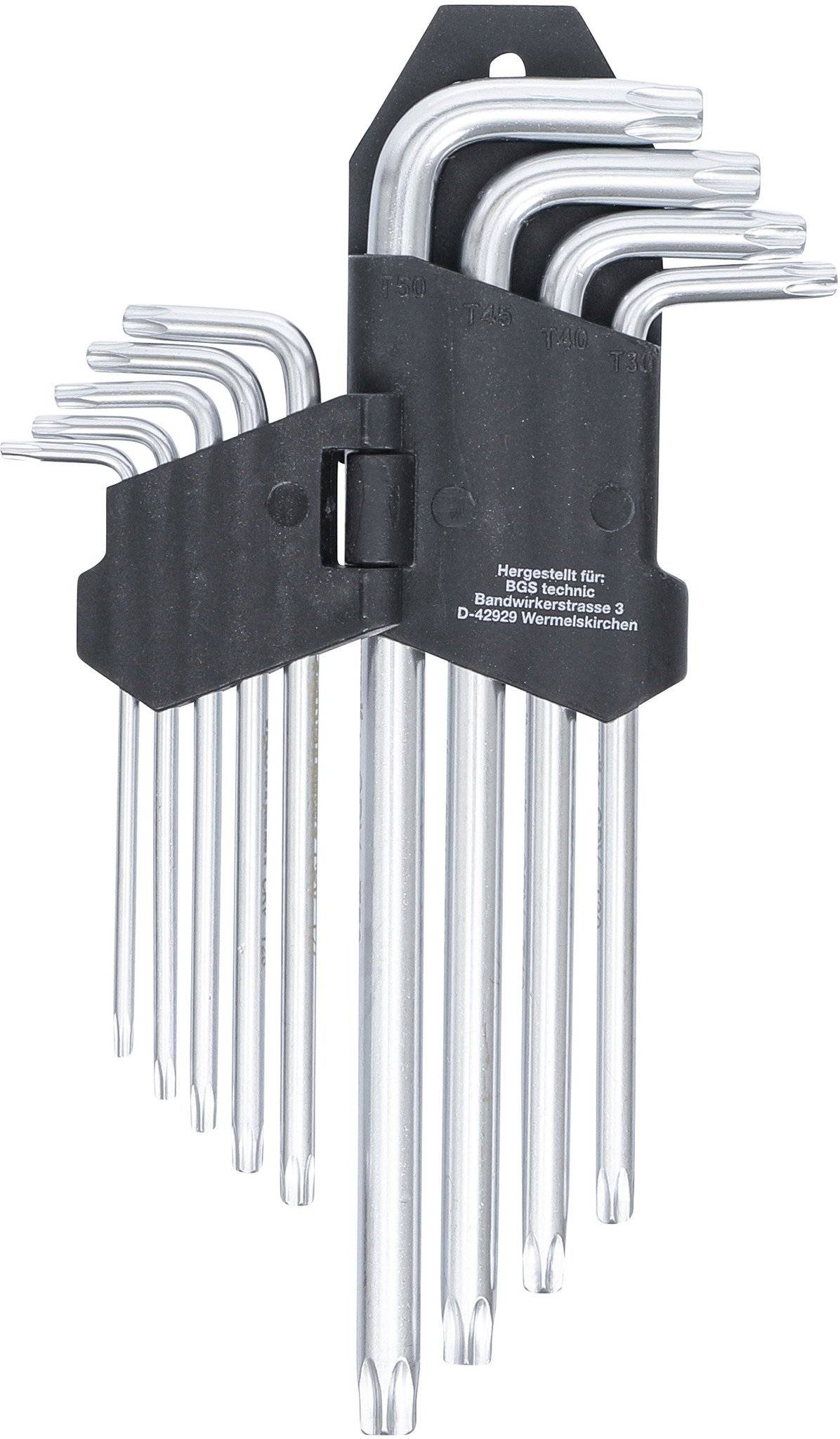 Winkelschlüssel-Satz lang T-Profil (für Torx) T10 - T50 9-tlg.-2